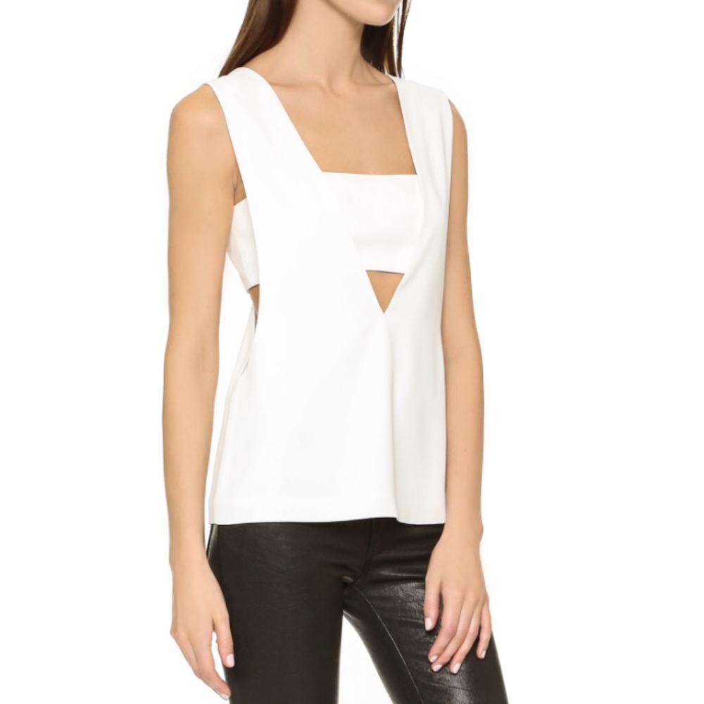 T by Alexander Wang crepe tank.